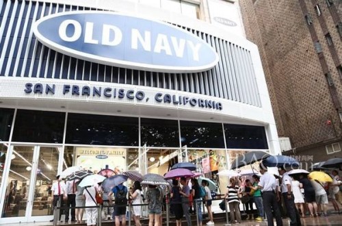 oldnavy進軍中國西部市場 銷售男士、女士及嬰幼兒童全系列產品